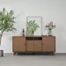 Wilson 2-Sliding Door 3-Drawer Sideboard High TV Stand for TVs up to 70 inches - Image 9