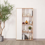 Modulix Bastian 4-Tier Bookcase with Door