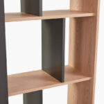 Modulix Bastian 4-Tier Bookcase with Door