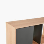 Modulix Bastian 4-Tier Bookcase with Door