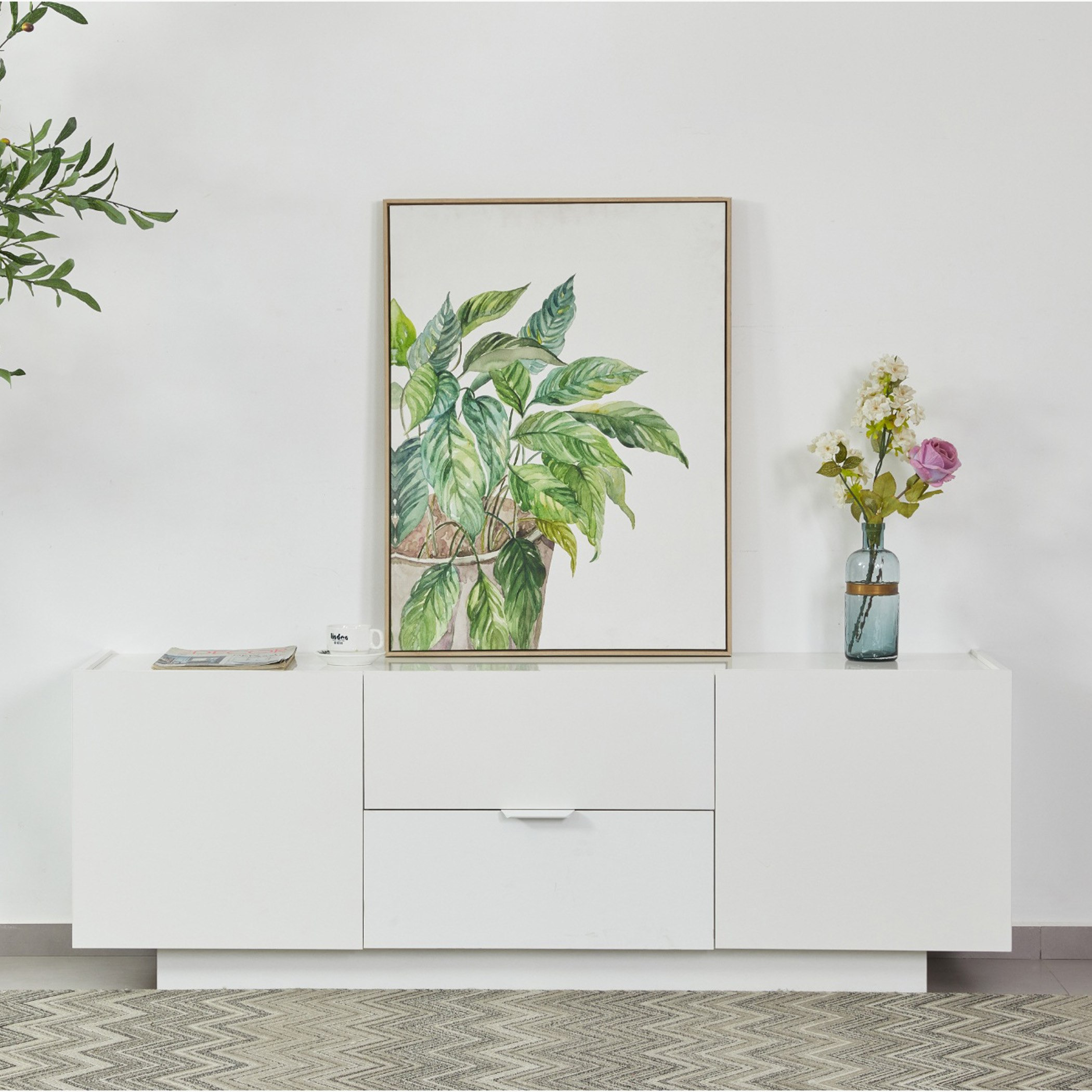 Liberty 1.6 Meter TV Unit for TVs up to 70 inches