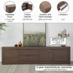 Riccardo 2.4 Meter TV Unit for TVs up to 88 inches