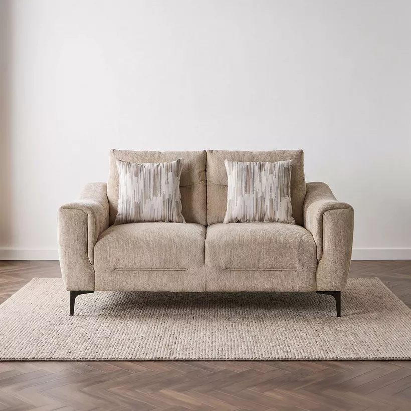 Antigo 2-Seater Fabric Sofa with 2 Cushions - Image 3