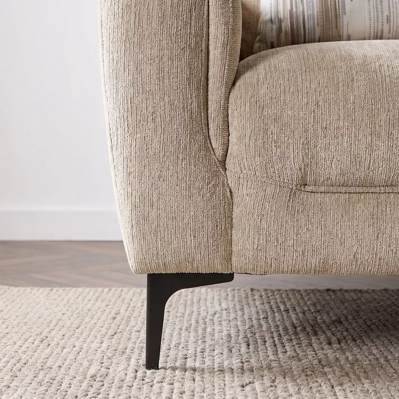 Antigo 2-Seater Fabric Sofa with 2 Cushions - Image 5