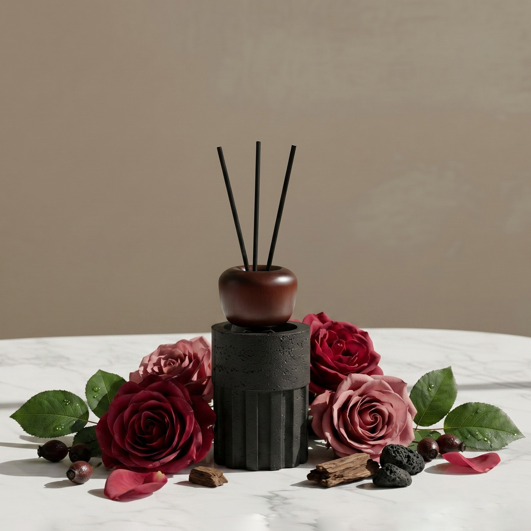 Whyton Saga Decor Polyresin 15% Fragrance Reed Diffuser - 200 ml