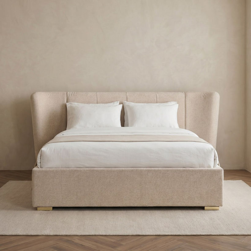 Marwell Heiden Upholstered Hydraulic Storage King Bed - 180x200 cm - Image 3