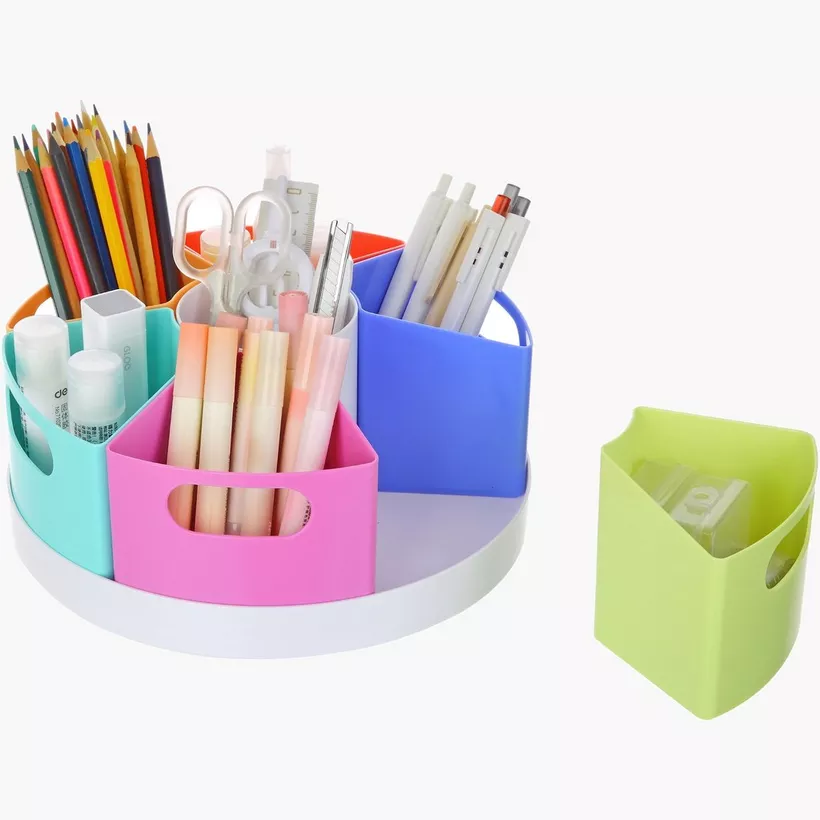 Claro Rotating Organiser with 7 Removable Tray - 25x25x11.5 cm - Image 5