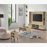 Movo Lasero Wall Unit for TVs up to 60 Inches