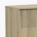 Movo Lasero 20-Pair Shoe Cabinet with 3 Doors and Open Shelf