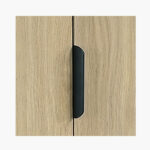 Movo Lasero 27-Pair Tall Shoe Cabinet with 4 Doors and Open Shelf