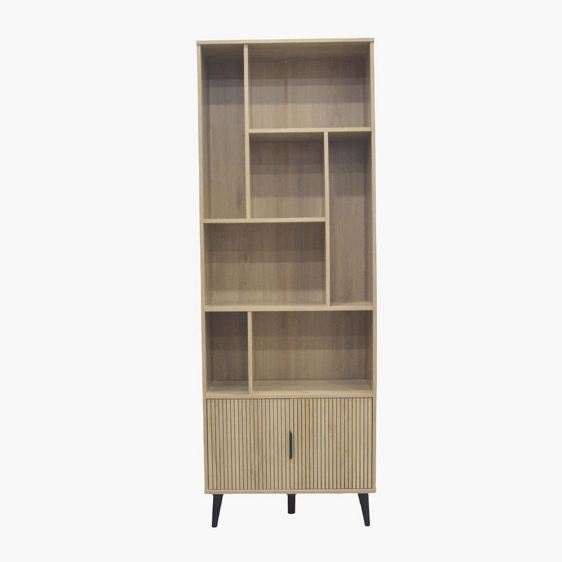 Movo Lasero 2-Door Tall Bookcase with Shelves - Image 5