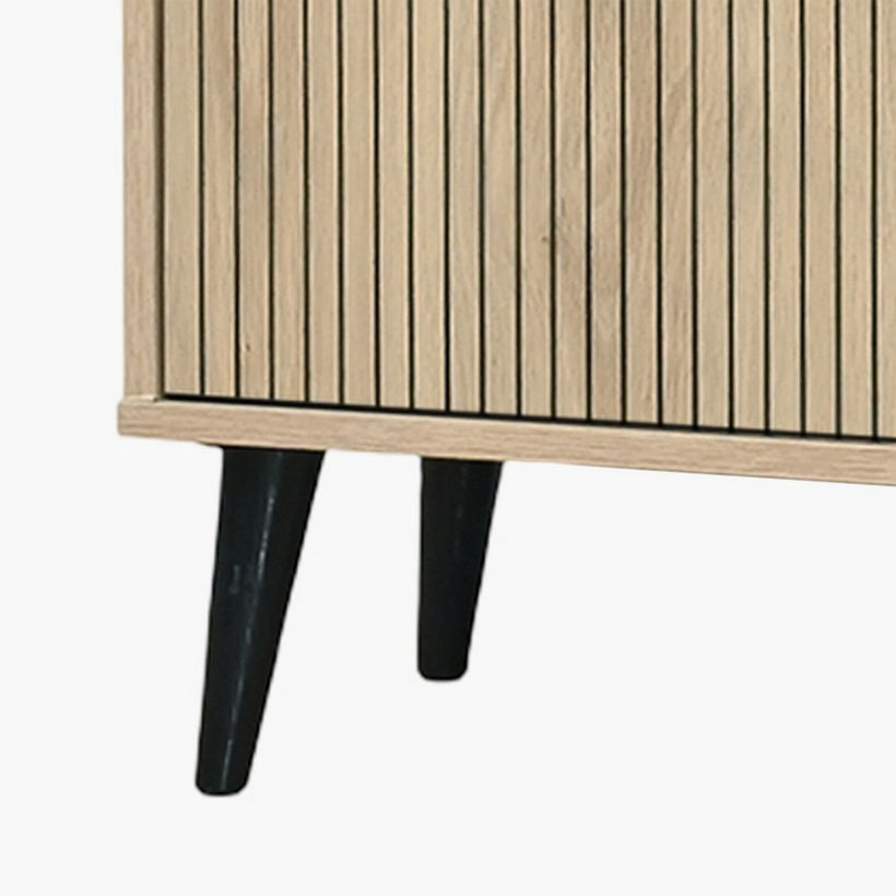 Movo Lasero 2-Door Tall Bookcase with Shelves - Image 7
