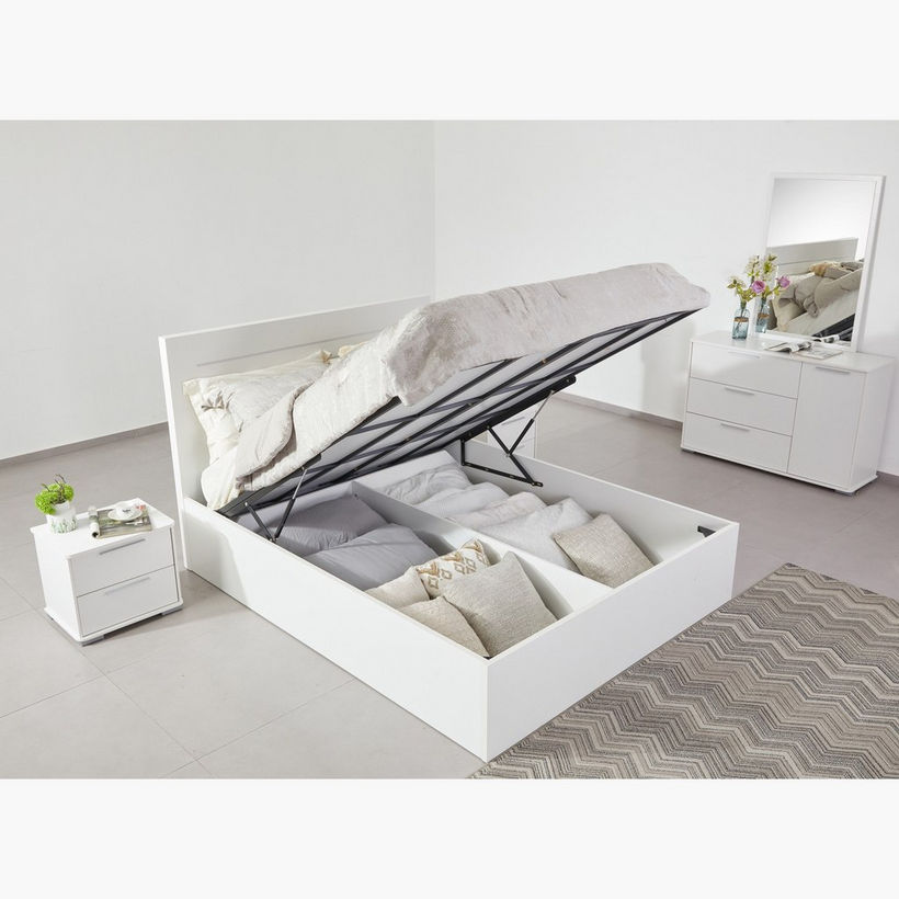 Frankfurt Patara Hydraulic Storage Queen Bed - 160x200 cm - Image 3