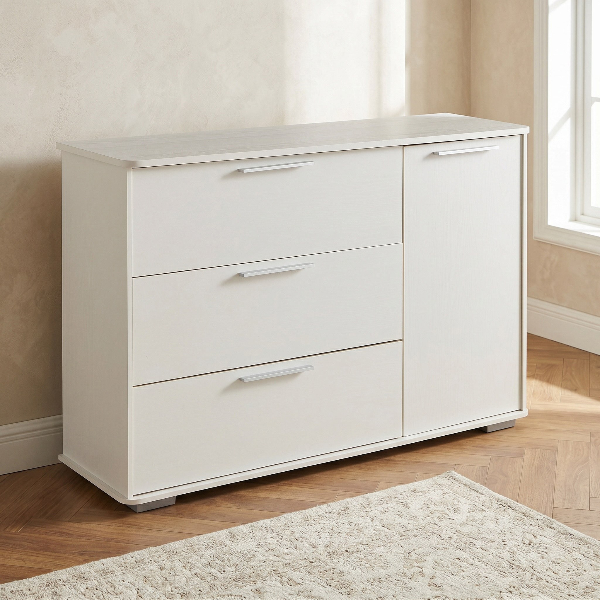 Frankfurt Patara 3-Drawers 1-Door Master Dresser without Mirror