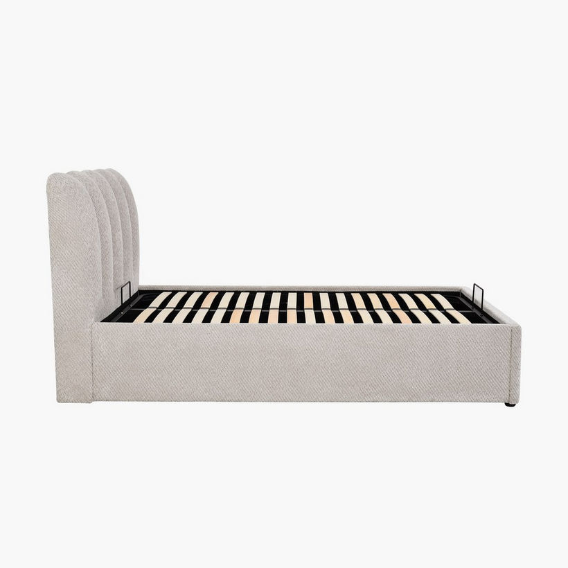 Hamburg Upholstered Hydraulic Storage Twin Bed - 120x200 cm - Image 7