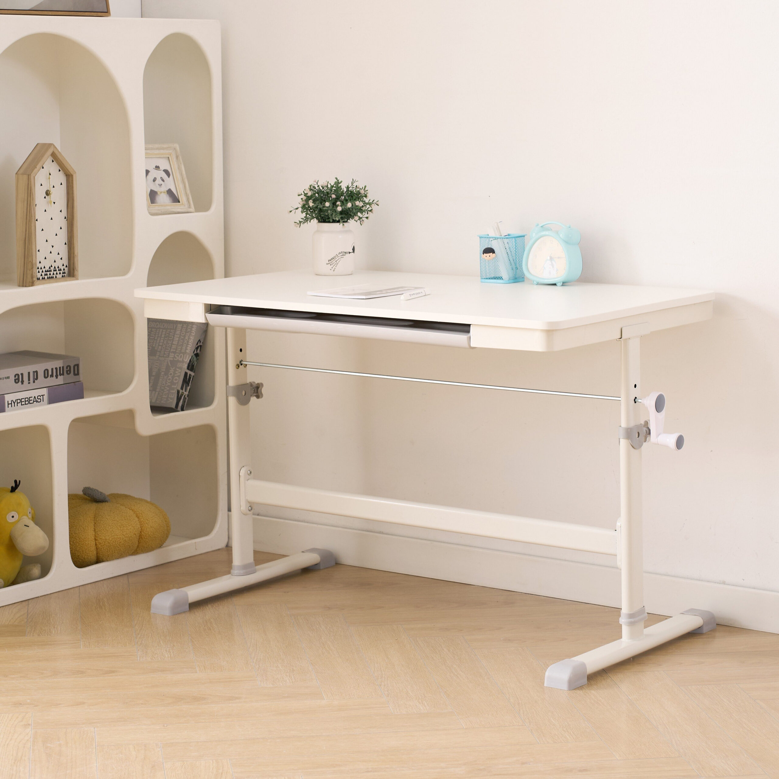 Miller Height Adjustable Study Desk with Drawer