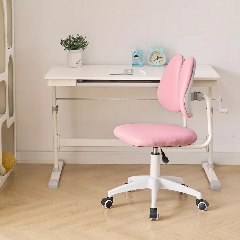 Miller Height Adjustable Study Desk with Drawer - Image 4