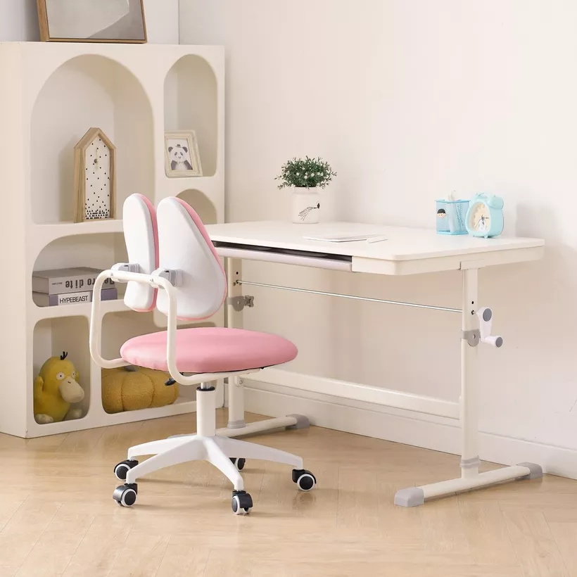 Miller Height Adjustable Study Desk with Drawer - Image 5