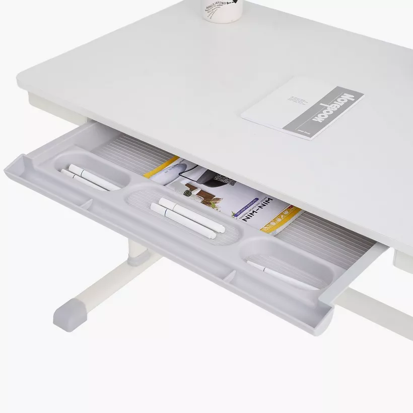 Miller Height Adjustable Study Desk with Drawer - Image 6