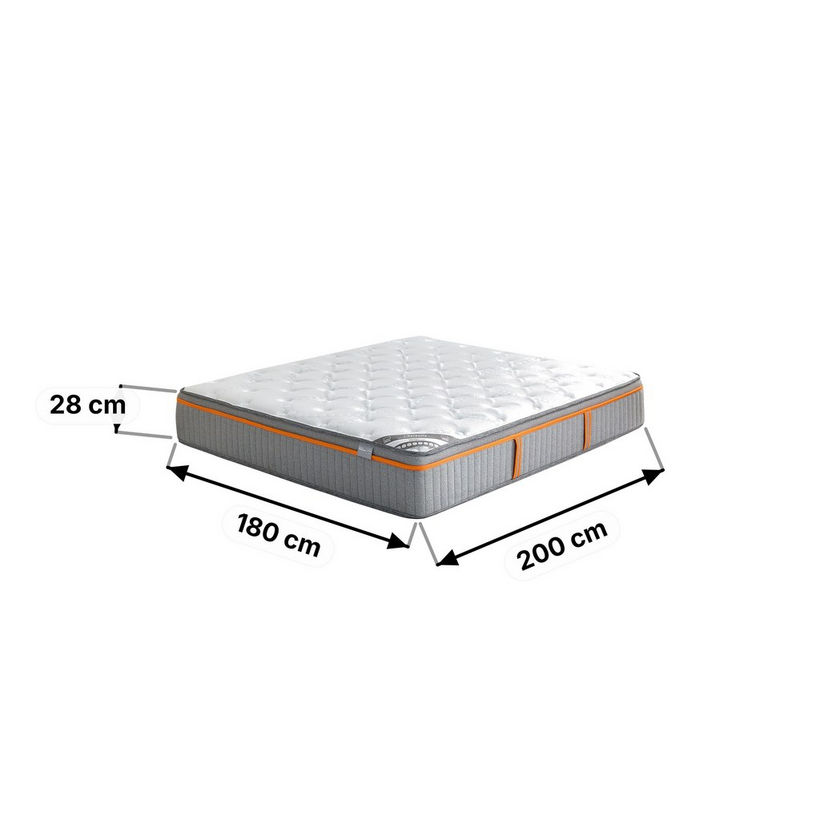 iSerenity High Resilience Bonnell Spring Firm King Mattress - 180x200x28 cm - Image 14
