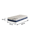 iValencia High Resilience Bonnell Spring Firm Single Mattress - 90x190x30 cm