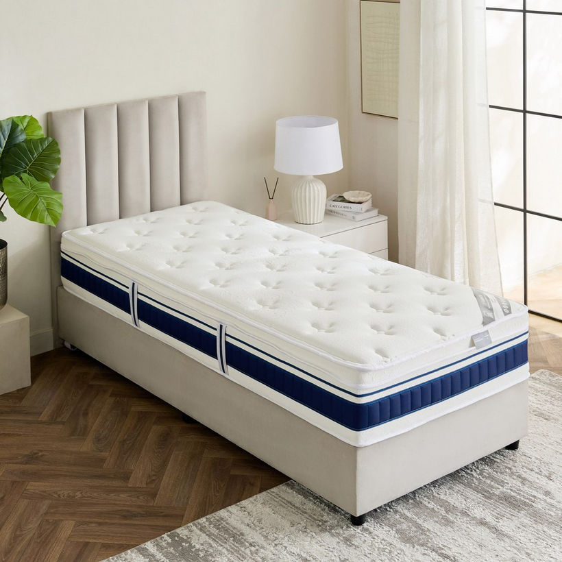 iValencia High Resilience Bonnell Spring Firm Single Mattress - 90x190x30 cm - Image 5