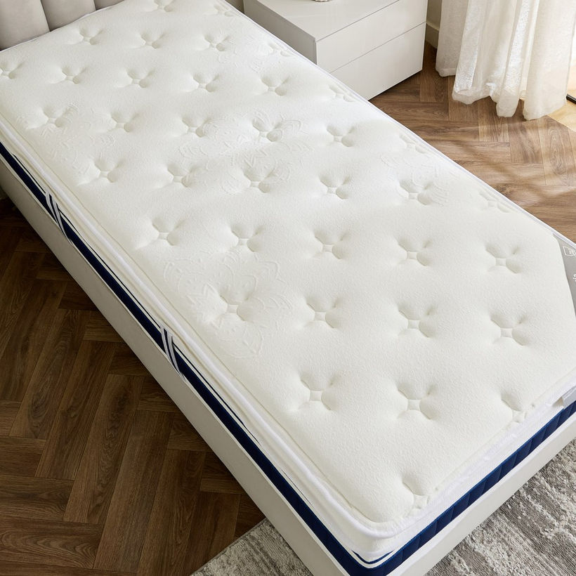 iValencia High Resilience Bonnell Spring Firm Single Mattress - 90x190x30 cm - Image 6