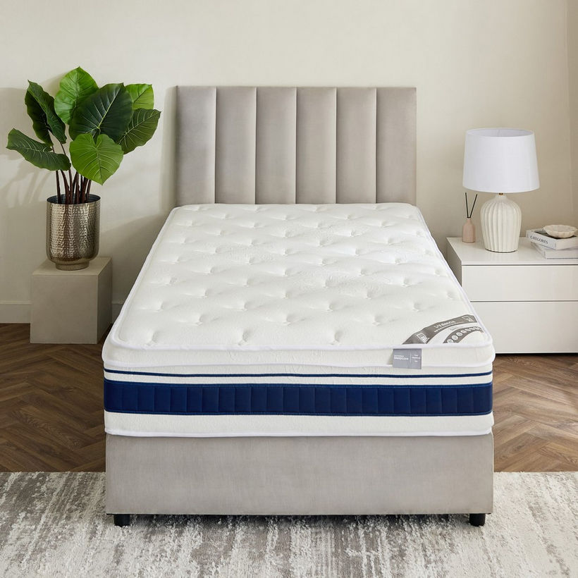 iValencia High Resilience Bonnell Spring Firm Queen Mattress - 160x200x30 cm - Image 4
