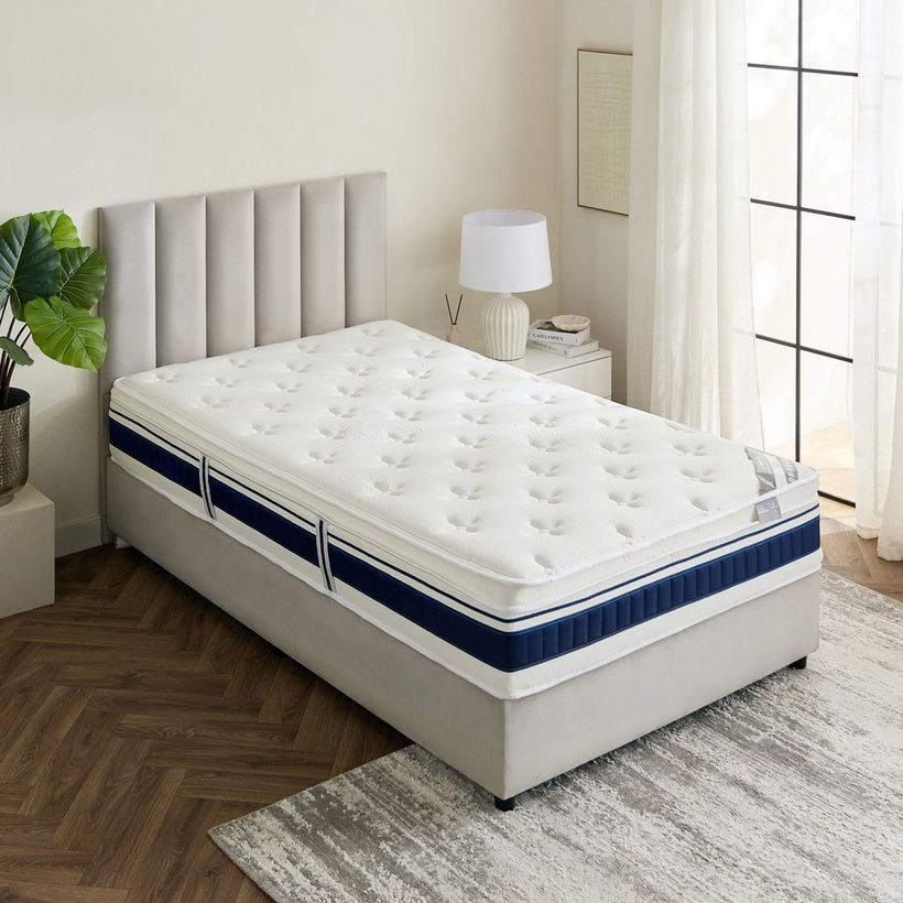 iValencia High Resilience Bonnell Spring Firm Queen Mattress - 160x200x30 cm - Image 5