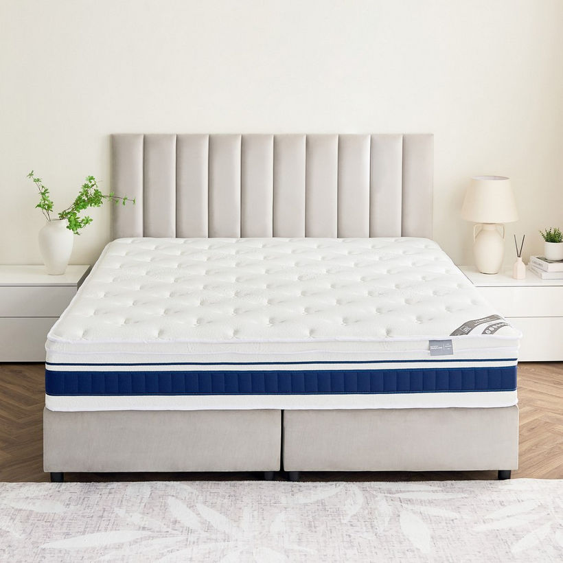 iValencia High Resilience Bonnell Spring Firm Super King Mattress - 200x200x30 cm - Image 4