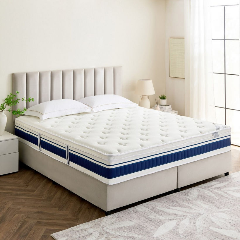 iValencia High Resilience Bonnell Spring Firm Super King Mattress - 200x200x30 cm - Image 10
