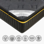 iZenith High Resilience Memory Foam Pocket Spring Single Mattress - 90x200 cm