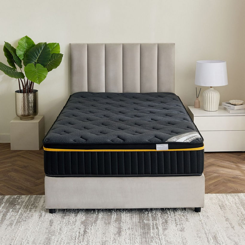 iZenith High Resilience Memory Foam Pocket Spring Queen Mattress - 140x200x30 cm - Image 5