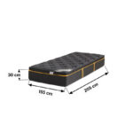 iZenith High Resilience Memory Foam Pocket Spring Queen Mattress - 155x205 cm