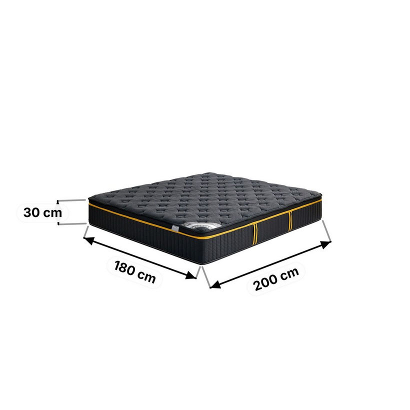 iZenith High Resilience Memory Foam Pocket Spring King Mattress - 180x200x30 cm - Image 14