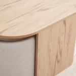Movo-Loretto Coffee Table with 2 Upholstered Stool