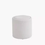 Movo-Loretto Coffee Table with 2 Upholstered Stool