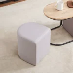 Movo-Liam Coffee Table with 2 Upholstered Stool