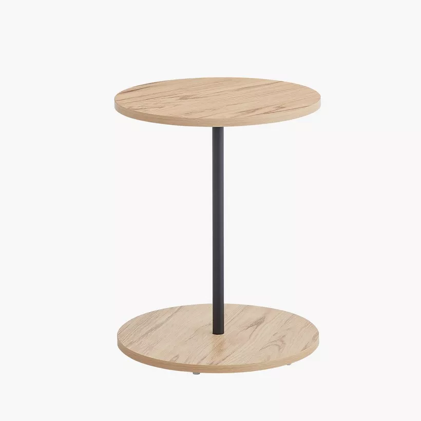 Movo-Trent Side Table with Upholstered Stool - Image 4