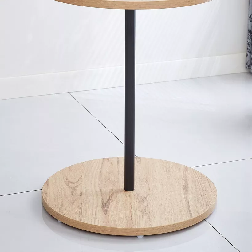 Movo-Trent Side Table with Upholstered Stool - Image 5