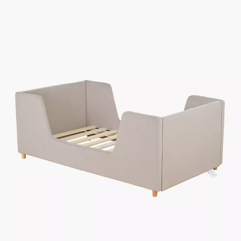 Ivory Juniper Upholstered Toddler Bed - 70x130 cm - Image 7