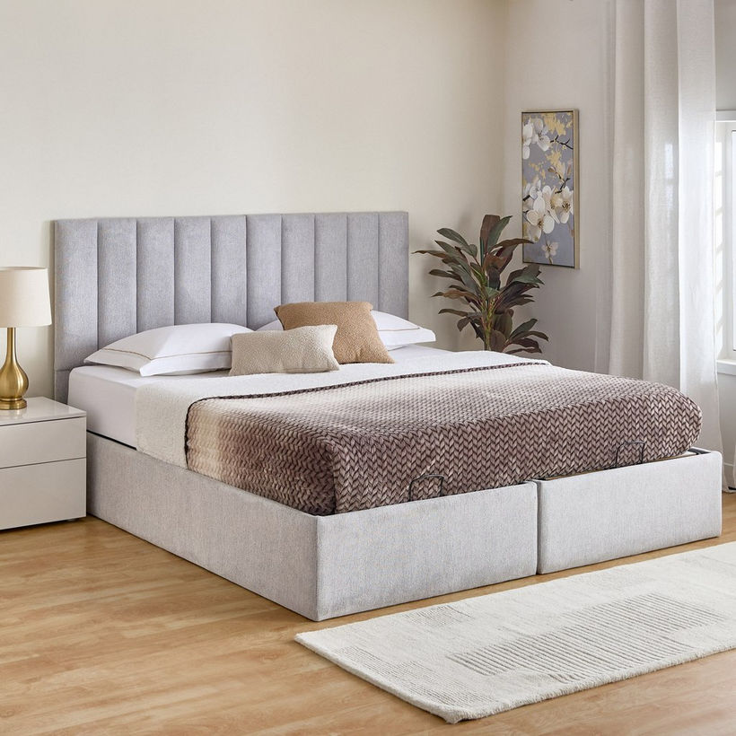 Movo-Bliss Upholstred Hydraulic Single Bed - 90x200 cm - Image 13