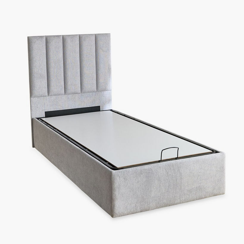 Movo-Bliss Upholstred Hydraulic Single Bed - 90x200 cm - Image 14