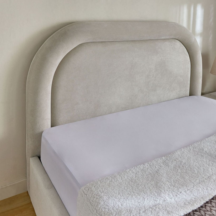 Movo-Fabio Florence Upholstered Hydraulic King Bed - 180x200 cm - Image 4