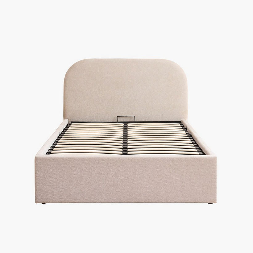 Arches Hydraulic Storage Upholstered Twin Bed - 120x200 cm - Image 8