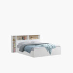 Movo Kulltorp Shelva King Bed with Side Storage - 180x200 cm