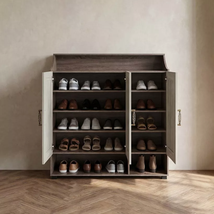 Angelic 26-Pair Shoe Cabinet - Image 4