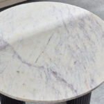 Cavon Darcy Nxt Genuine Marble Top Coffee Table with Solid Wood Base