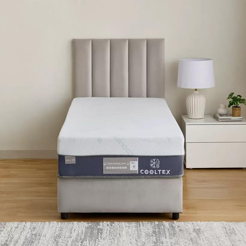 iCooltex Bliss Natural Latex Pocket Spring Single Mattress - 90x190x30 cm - Image 3