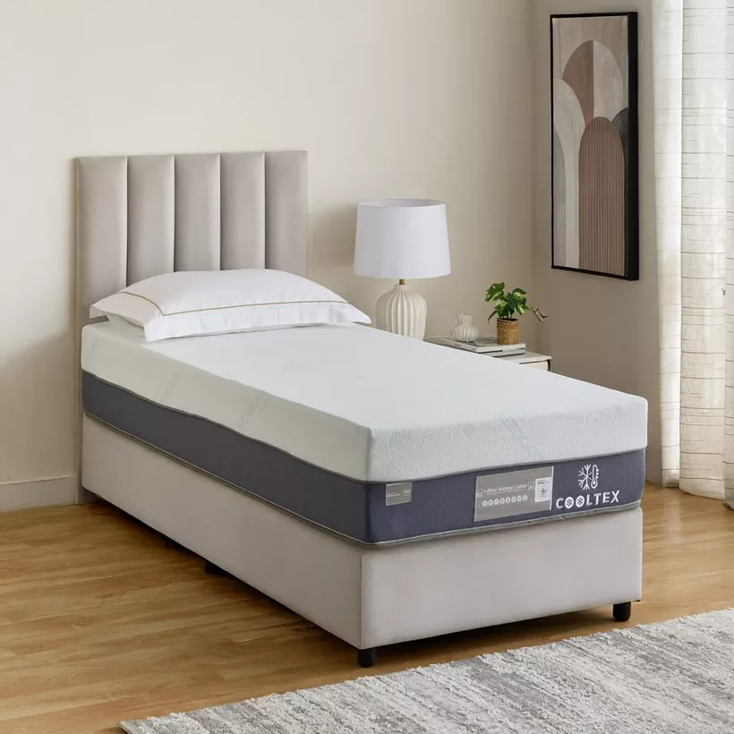 iCooltex Bliss Natural Latex Pocket Spring Single Mattress - 90x190x30 cm - Image 4
